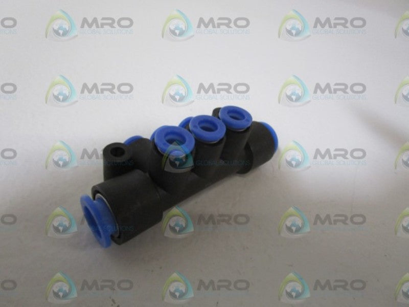 LOT OF 11 SMC ONE TOUCH FITTING MANIFOLD KM11-06-10-6 NSNP