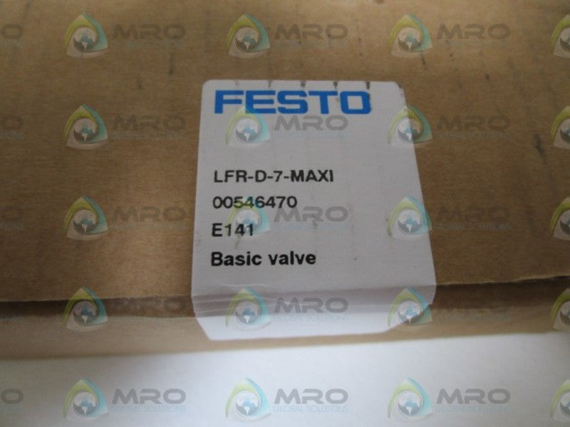 FESTO LFR-D-7-MAXI FILTER REGULATOR  NSFS