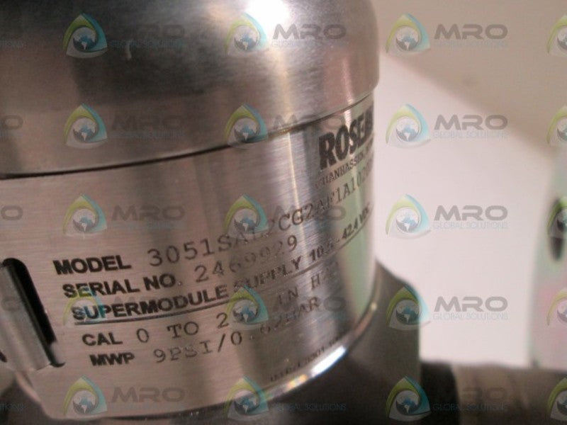ROSEMOUNT TRANSMITTER 30519AL2CG2AF1A1020DFF7ACA00 NSMP