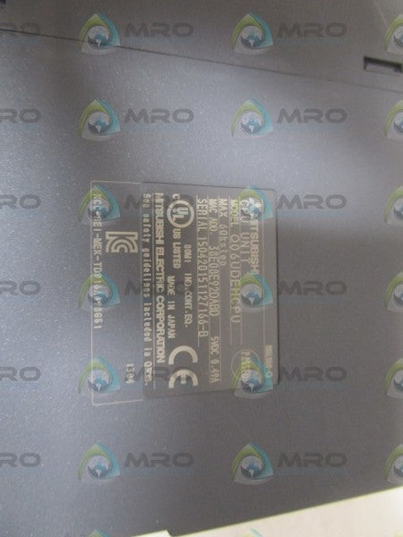 MITSUBISHI CPU UNIT Q06UDEHCPU (AS PICTURED) NSNP