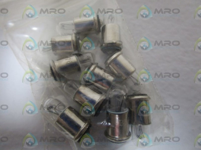 LOT OF 10 LUMAPRO MINIATURE LAMP 2FMU3 NSMP