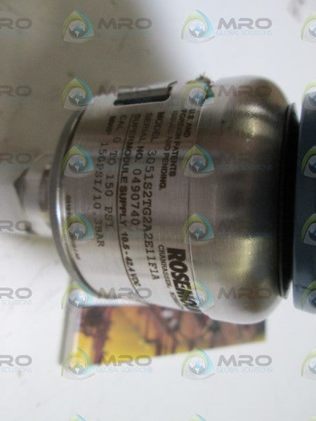 ROSEMOUNT TRANSMITTER 3051S2TG2A2E11F1A NSMP