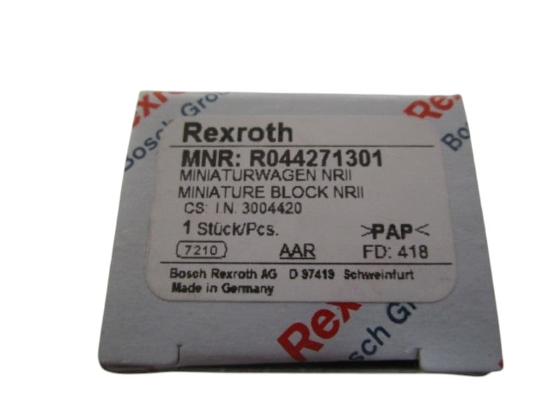 REXROTH MINIATURE BLOCK R044271301  NSMP