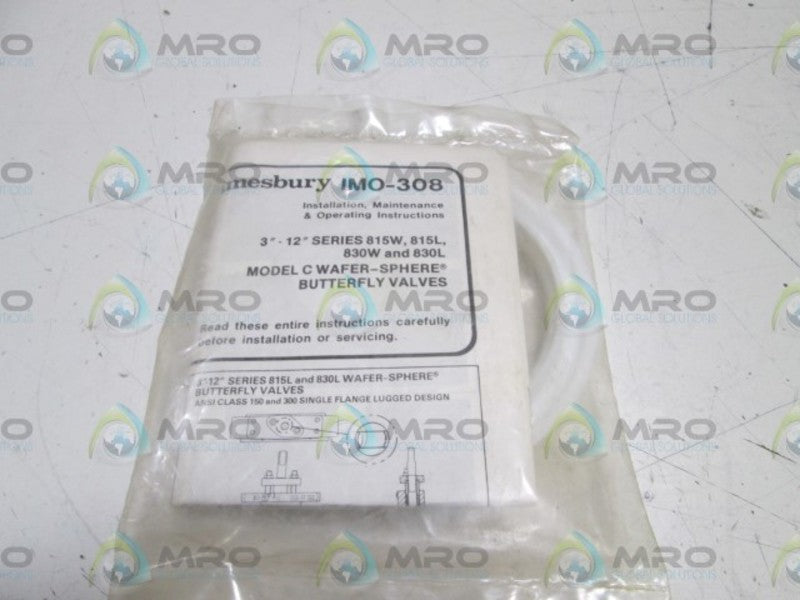 JAMESBURY VALVE REPAIR KIT IMO-308 NSNP IN BAG