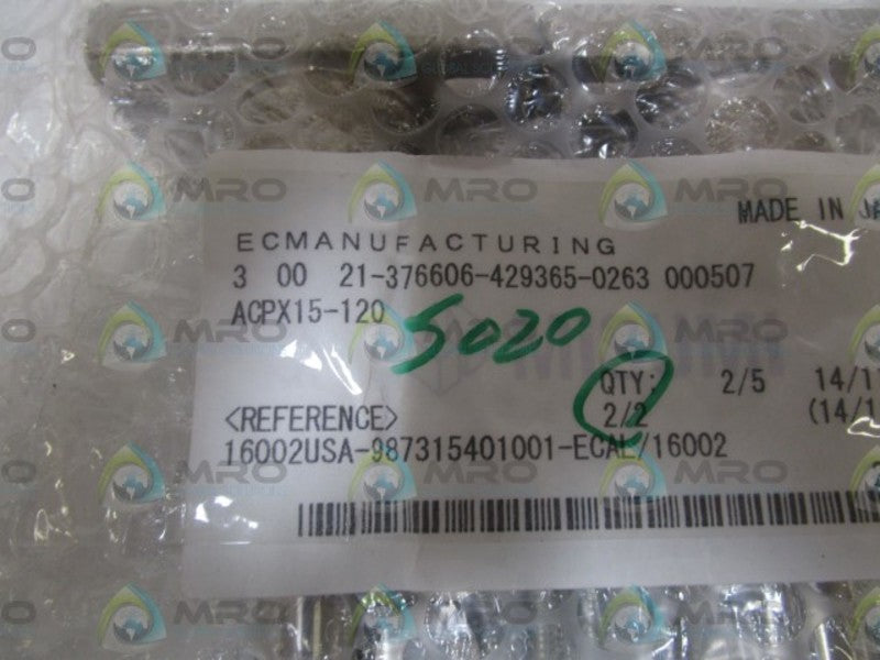 LOT OF 2 MISUMI ACPX15-120 ORIGINAL PACKAGE