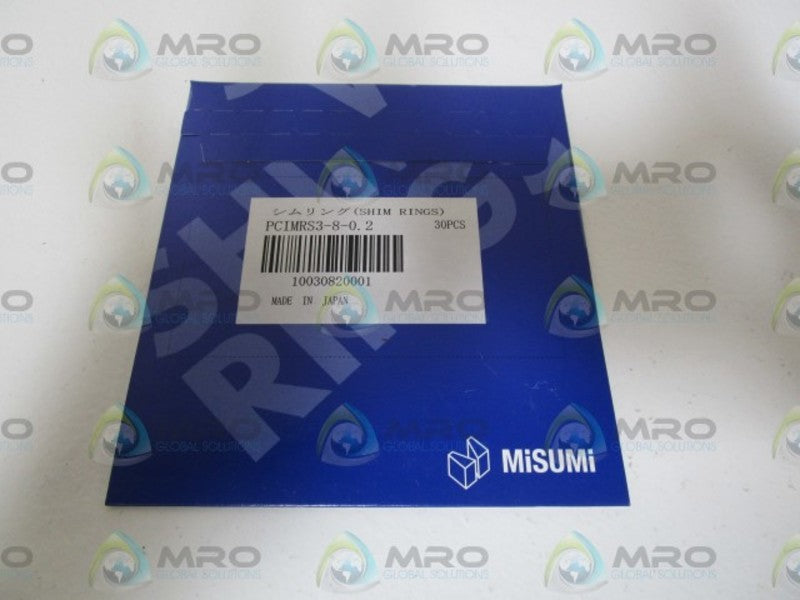MISUMI SHIM RINGS PCIMRS3-8-0.2 NSFS
