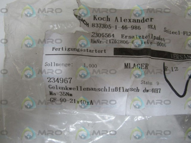 KOCH ALEXANDER 234967 NSNP IN BAG