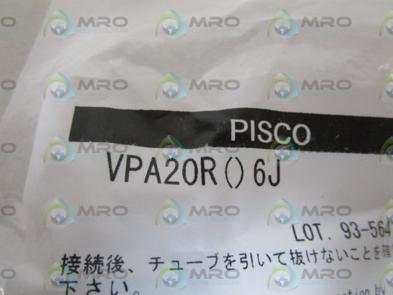 PISCO FITTING CONNECTOR VPA20R () 6J NSMP