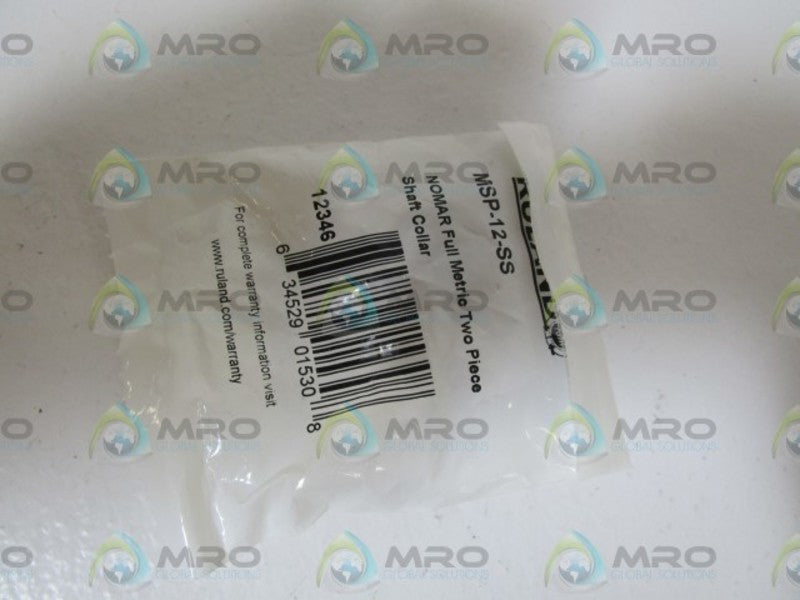 RULAND SHAFT COLLAR MSP-12-SS NSMP