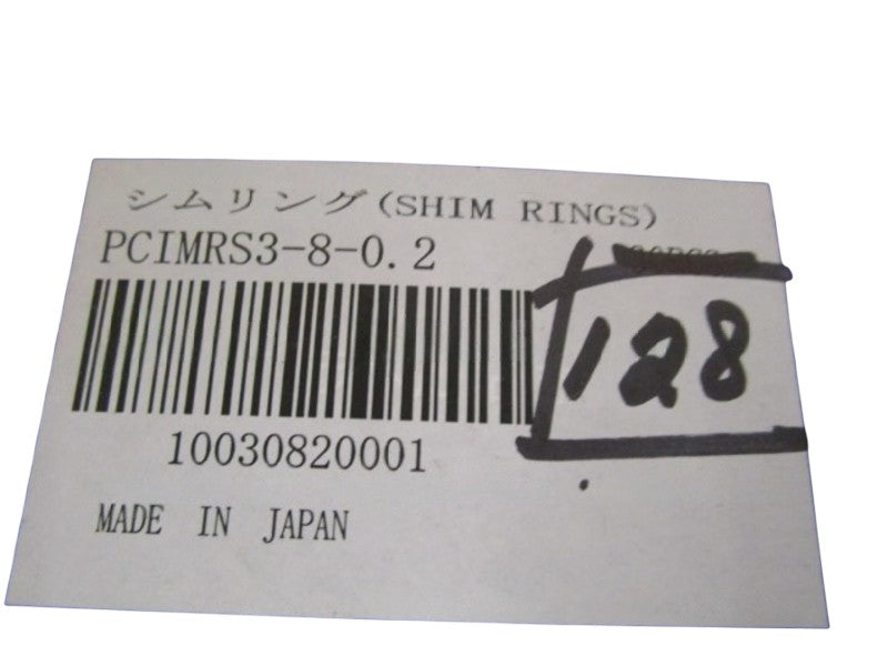 LOT OF 128 MISUMI SHIM RINGS PCIMRS3-8-0.2 ORIGNAL PACKAGE