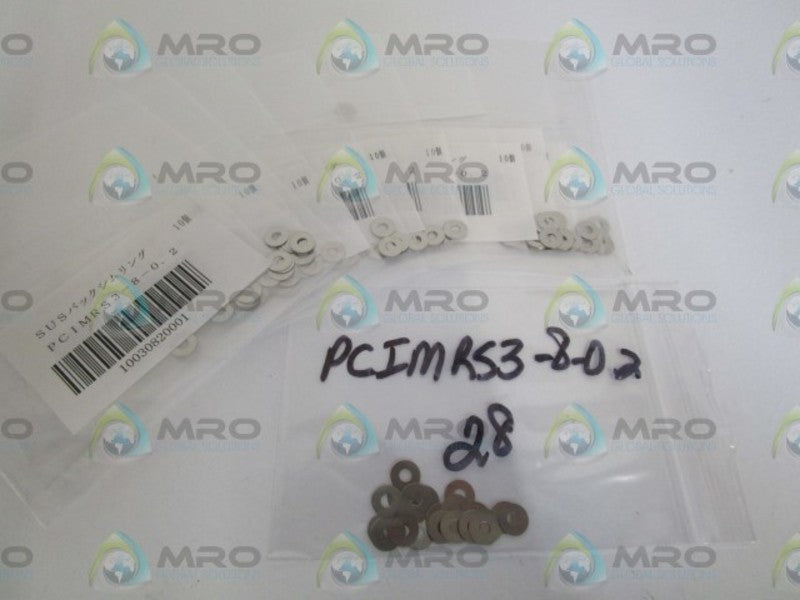 LOT OF 128 MISUMI SHIM RINGS PCIMRS3-8-0.2 ORIGNAL PACKAGE