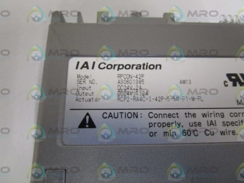 IAI CORP. NETWORK CONTROLLER RPCON-42P (AS PICTURED) NSNP