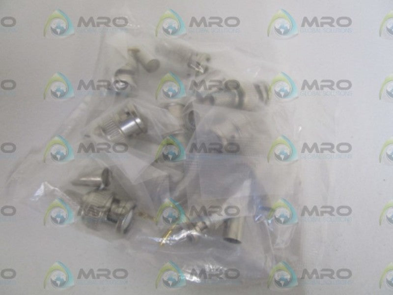 LOT OF 10 DOLPHIN MALE 3-PIECE CRIMP CONNECTOR DC-MC88-2 NSNP IN BAG