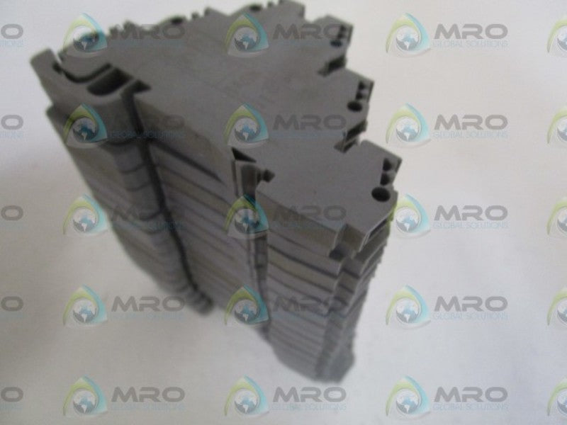 LOT OF 17 MORSETTITALIA GRAY TERMINAL BLOCK EURO W 2.5/35 NSNP