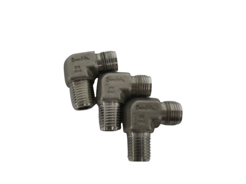 LOT OF 3 SWAGELOK ELBOW FITTING 316 HHA NSNP