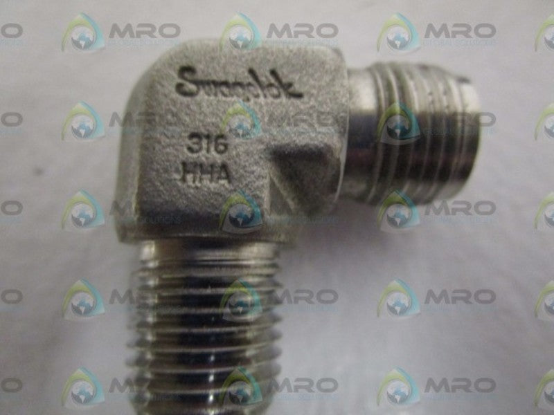 LOT OF 3 SWAGELOK ELBOW FITTING 316 HHA NSNP