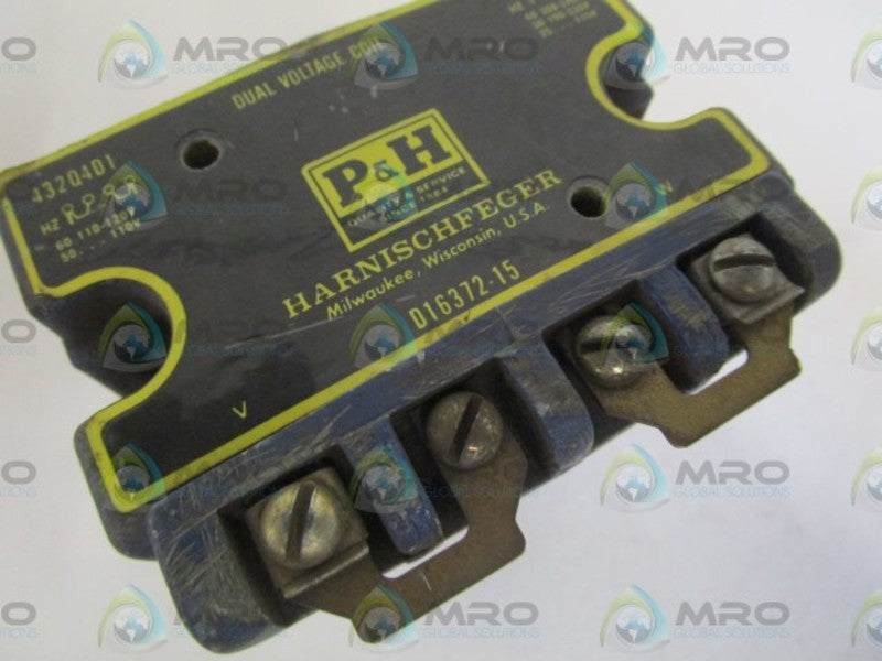 P&H DUAL VOLTAGE COIL D16372-15 UNMP