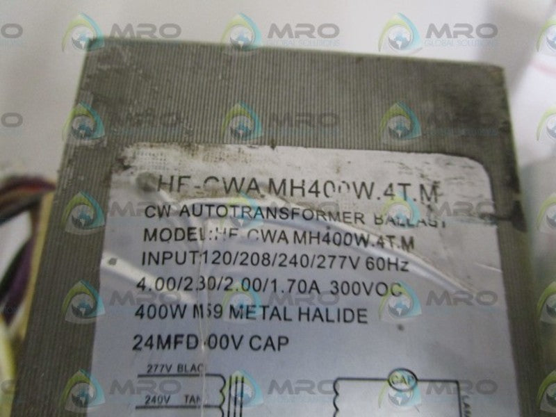 CW AUTOTRANSFORMER BALLAST HF-CWAMH400W.4T.M  NSMP