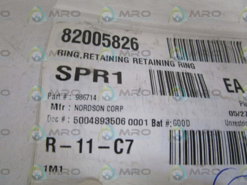 LOT OF 6 INDUSTRIAL SPARE PART 986714 NSNP