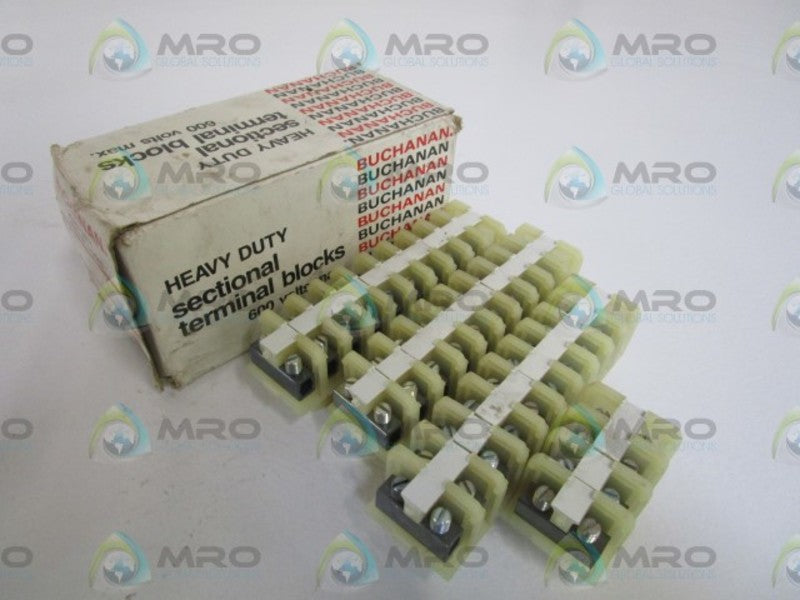 LOT OF 34 BUCHANAN TERMINAL BLOCK 0242 NSMP