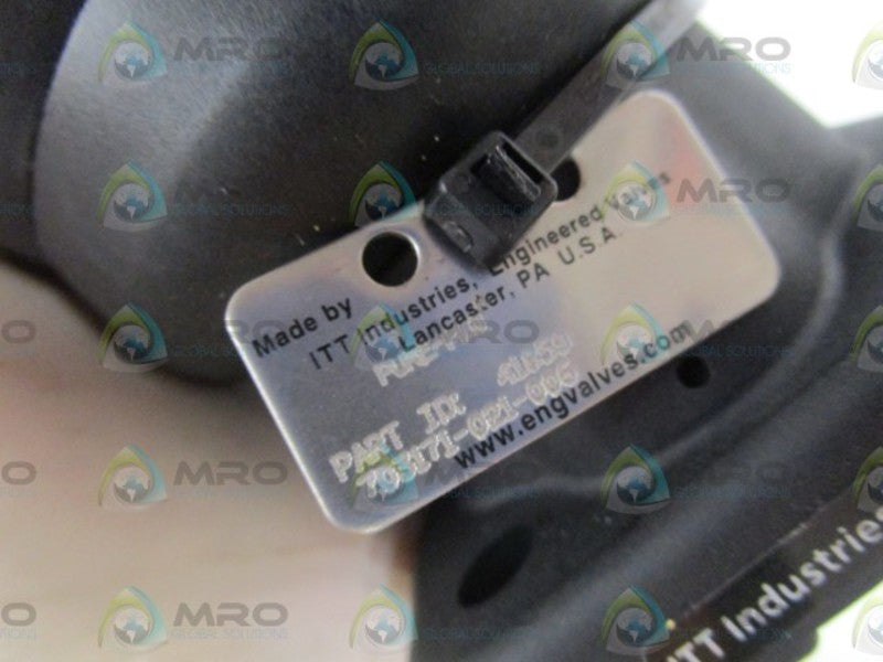 ITT VALVE 703171-021-006 NSNP