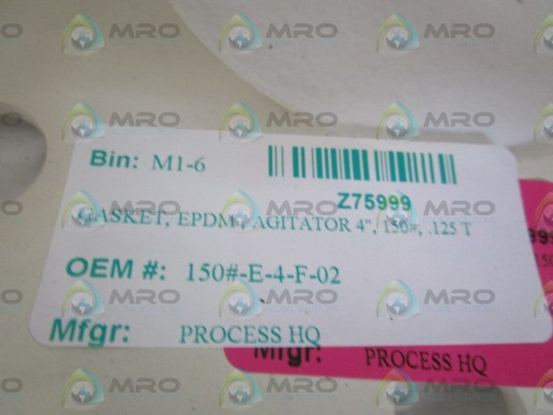 PROCESS HG 4" AGITATOR GASKET 150#E-4-F-02 NSNP