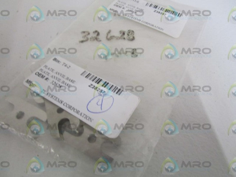 LOT OF 4 TL SYSTEMS CORP. ANVIL BASE PLATE 32628 NSNP