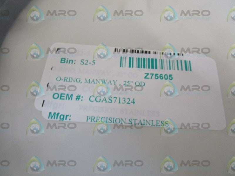 PRECISION STAINLESSS MAWAY CGAS71324 25" NSNP
