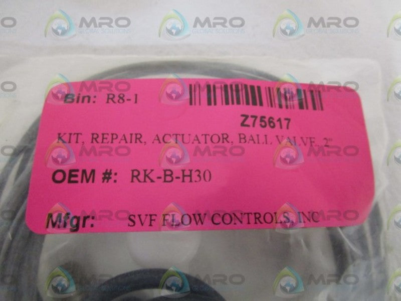 SVF FLOW CONTROLS INC. REPAIR KIT RK-B-H30 NSNP IN BAG