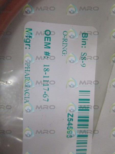 PHARMACIA O-RING 18-1117-67  NSNP