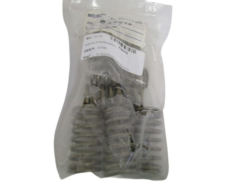 LOT OF 7 TL SYSTEMS CORP. COMPRESSION SPRING 33308 NSNP
