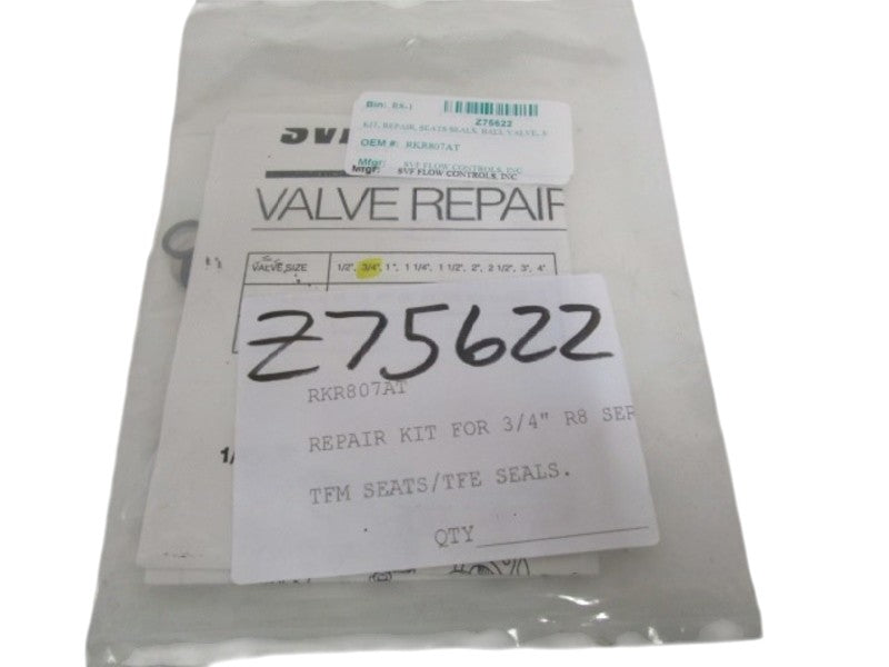 SVF FLOW CONTROLS INC. REPAIR KIT RKR807AT NSNP IN BAG