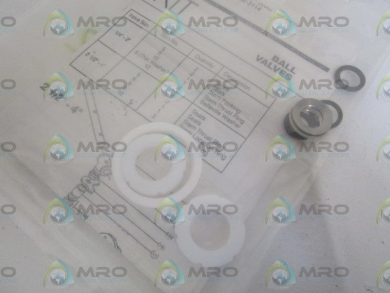 SVF FLOW CONTROLS INC. REPAIR KIT RKR807AT NSNP IN BAG