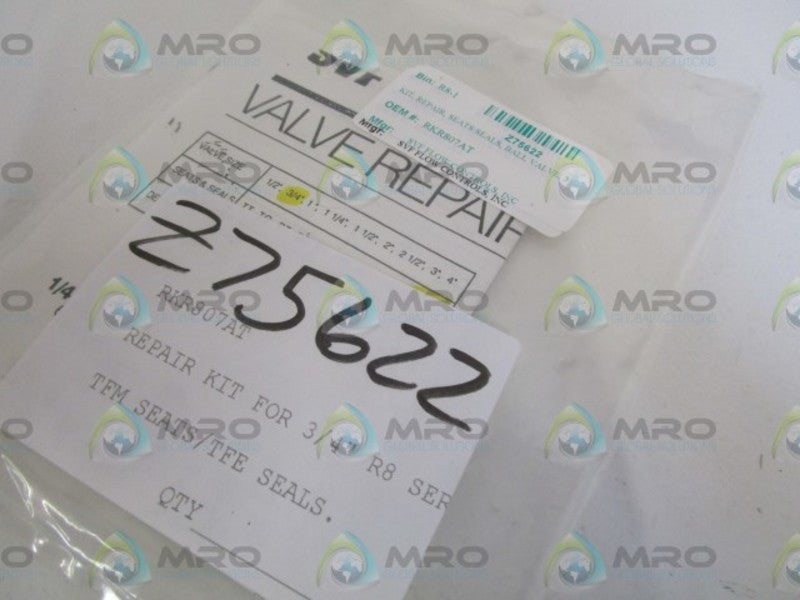 SVF FLOW CONTROLS INC. REPAIR KIT RKR807AT NSNP IN BAG