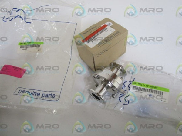 ALFA LAVAL VALVE W/ POSITION HANDLE LKB51A-1-E-316L-B4  NSMP