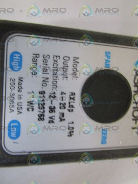 ASHCROFT RXLdp RX-7-MB2-42-ST PRESSURE TRANSMITTER  UNMP