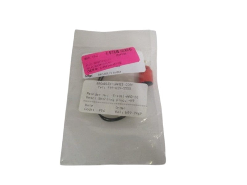 BROADLEY-JAMES CORP. K9 SHORTING PLUG E-1811-AAD-DZ  NSNP IN BAG