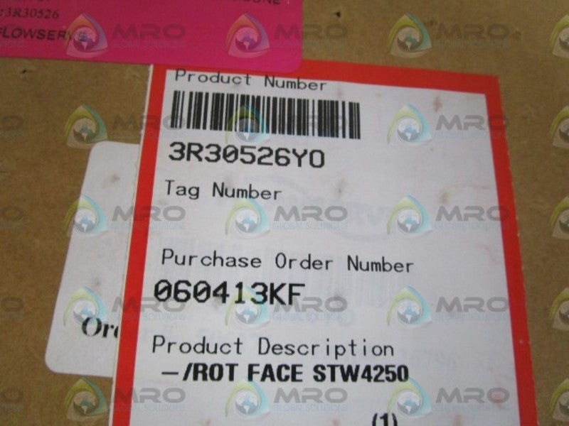 FLOWSERVE MECHANICAL SEAL / ROT FACE 3R30526Y0 ORIGINAL PACKAGE