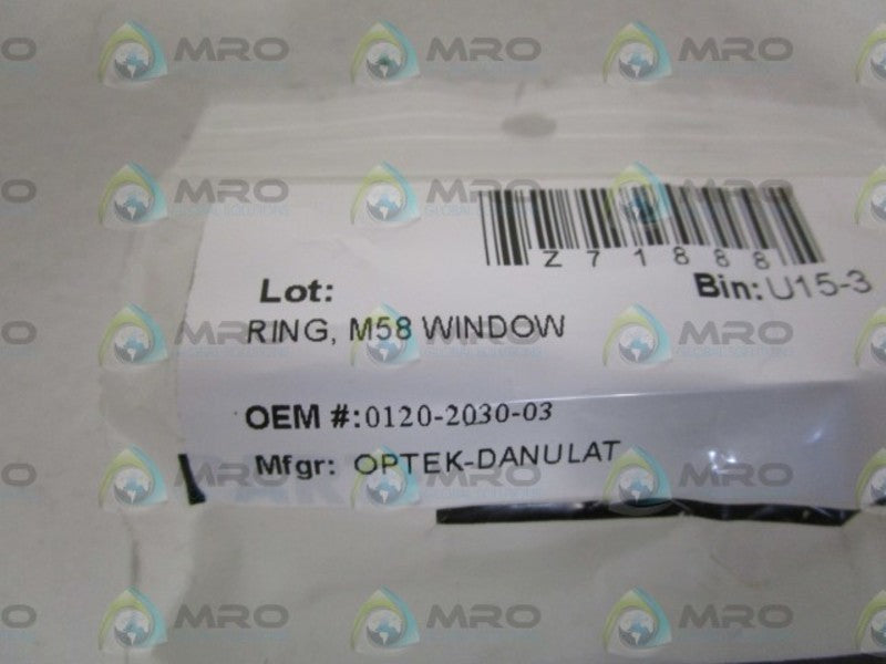 OPTEK-DANULAT M58 WINDOW RING 0120-2030-03 NSNP