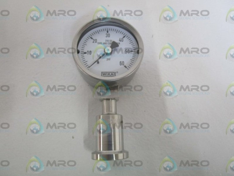WIKA 131.11 2" LM 60PSI 3/4" TRI-CLAMP 9795265 NSMP