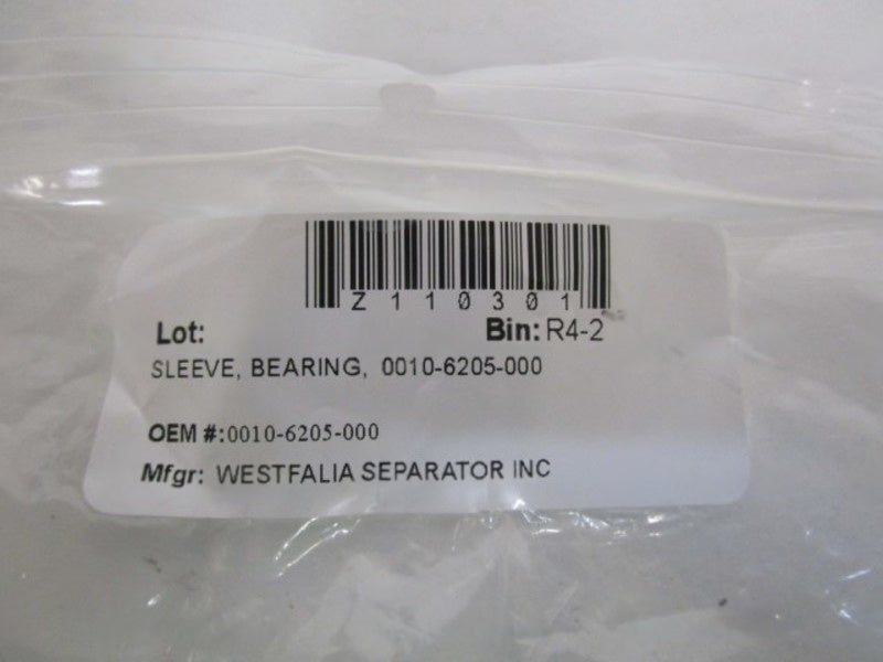 WESTFALIA BEARING SLEEVE 0010-6205-000 NSNP