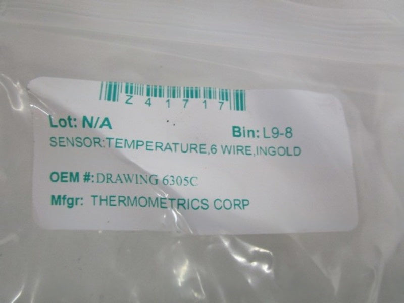 THERMOMETRICS TEMPERATURE SENSOR 6305C NSNP