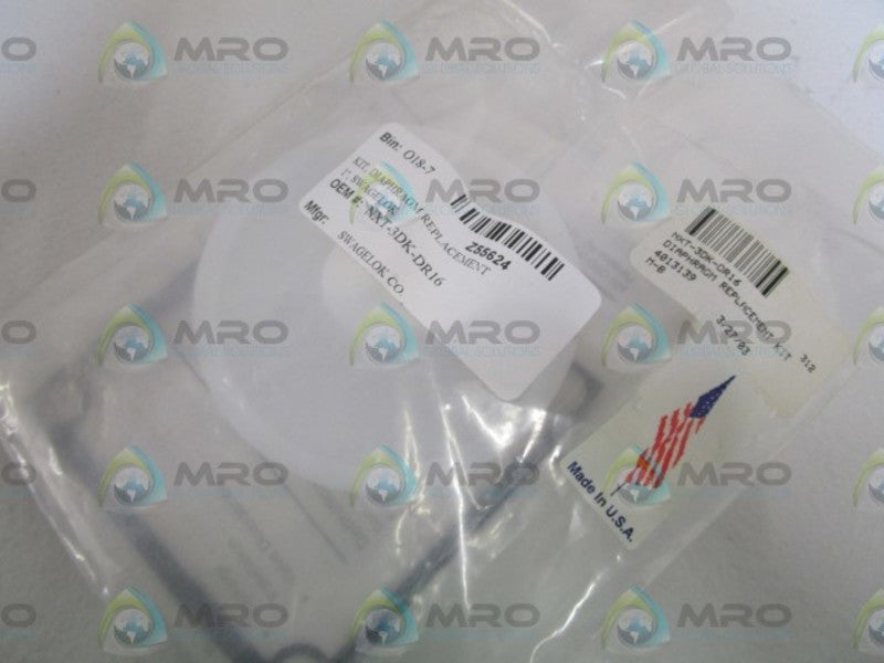 SWAGELOK DIAPHRAGM REPLACEMENT KIT 1" NXT-3DK-DR16 * NEW IN BAG *