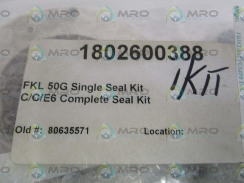 FRISTAM FKL 50G SINGLE SEAL KIT 18-2600388  NSNP IN BAG