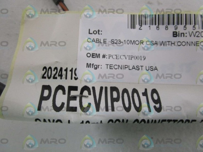 TECNIPLAST USA CABLE PCECVIP0019 NSNP
