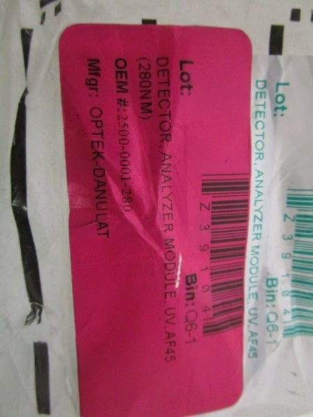 OPTEK-DANULAT ANALYZER MODULE DETECTOR 2500-0001-280 AF45 NSNP