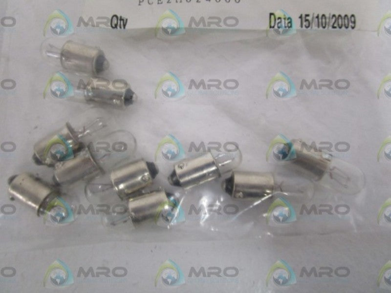 LOT OF 10 TECNIPLAST USA LAMP PCE2M024000 NSNP