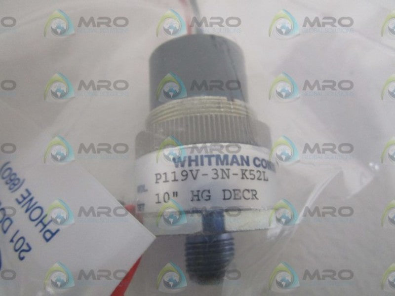 WHITMAN SWITCH P119V-3N-K52L NSMP