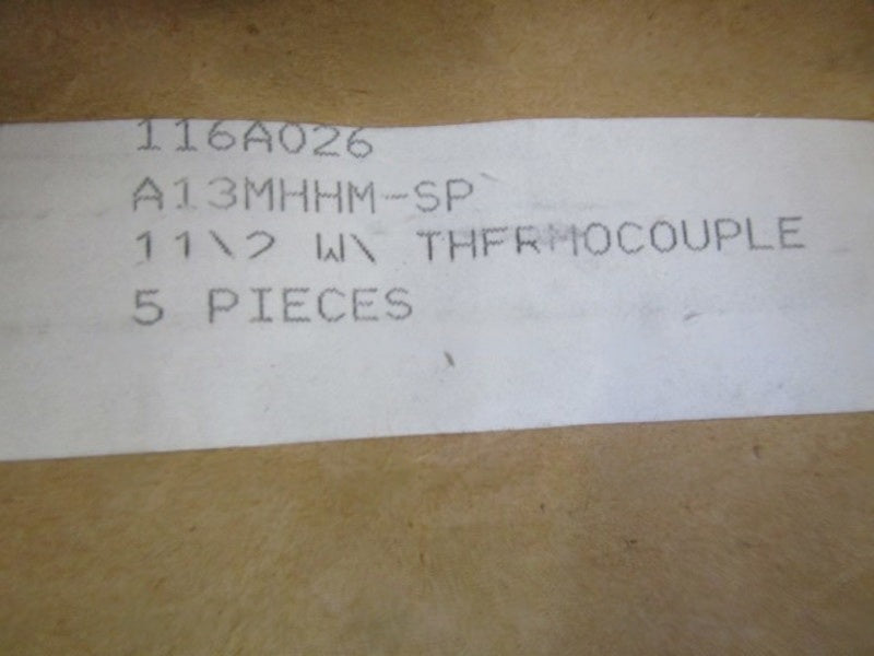 LOT OF 5 116A026 A13MHHM-SP NSNP