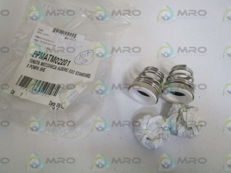 LOT OF 2 TECNIPLAST USA SHAFT SEAL PPMATN02201 NSNP